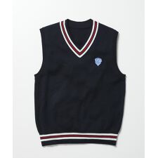 BEAMS SCHOOL キッズ チルデンニットベスト