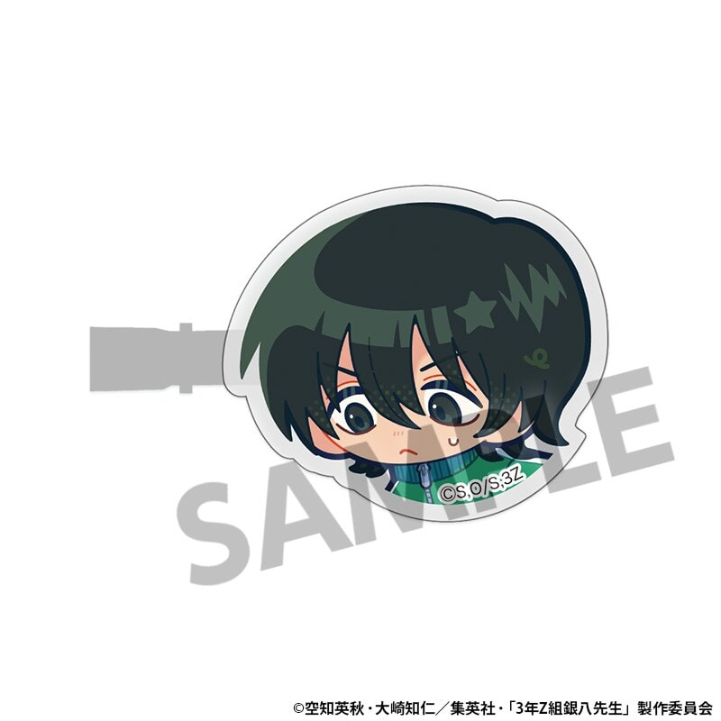 3年Z組銀八先生 アクリルネームバッジ 坂田銀八 文化祭準備