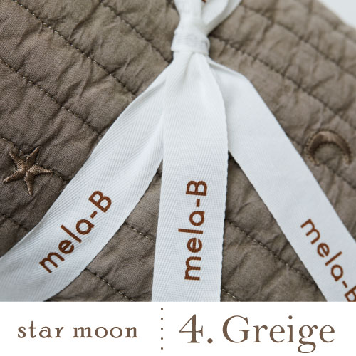[�}���C]mela-B | ibul mat [�C�u���}�b�g] Star&moon 70×100cm/�����r�[�imela-B�j Greige