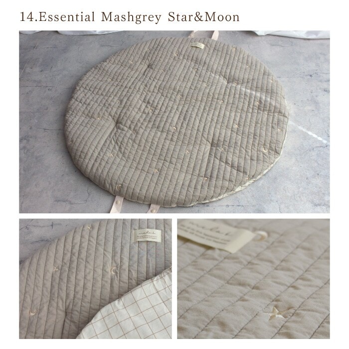 [}C]mela-B | Round mat [Eh}bg] Essential/r[imela-Bj Mashgrey Star&Moon