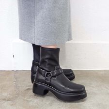 [25秋冬新作]撥水｜厚底リングブーツ