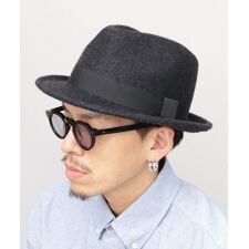 ウールフェルト スタンダード スナップブリム 中折れハット