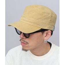 ウォッシュ加工 ヘビーキャンバス ワークキャップ UVカット