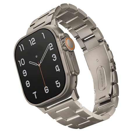 [^:OSTA]EApple Watchp v~A^ohy~̂́ArvƓ̃^ohzxg\ʂɂ́ArvɎ{wTedグxƁw|bVdグxgݍ킹ґɎdグ܂BɂAAւ݁Aw䂪ɂABfނ͍XeXłSUS304̗pBvŁAC≷EEȂǂtĂTrɂ܂Boh̒߂͍HsvŊȒPɒ߉\BΉ@yApple Watch_Ultra3 , Ultra2 , Ultra z49mmyApple Watch_Series 11 , 10 z 46mmyApple Watch_9 , 8 , 7 z45mmyApple Watch_SE3 , SE2 , SE , 6 , 5 , 4 z 44mm