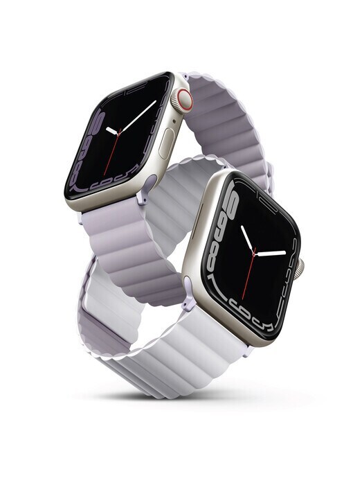 [�}���C]�yUNIQ�z Apple Watch �v���~�A�� ���o�[�V�u���x���g / REVIX/���j�[�N�iUNIQ�j Lillac / White