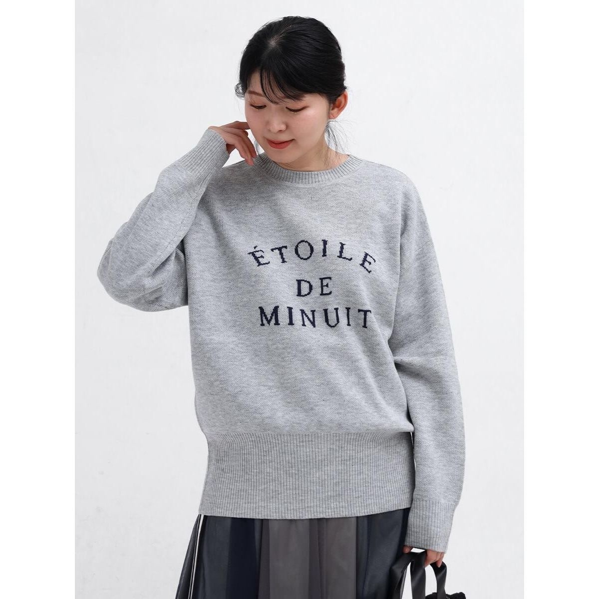 ボトルネックウールガーターニット | メドック オリジナル ホワイト