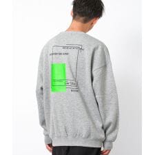 ラットエフェクト(RAT EFFECT)の裏起毛ネオンプリントスーパービッグトレーナー