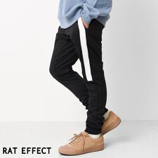 ラットエフェクト(RAT EFFECT)の裏起毛トリコットラインパンツ