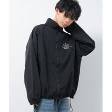 裏メッシュスタンドジップブルゾン