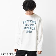 アーチロゴプリントロングTシャツ