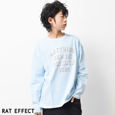 アーチロゴプリントロングTシャツ