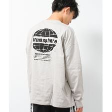 AtmosphereバックプリントロングTシャツ