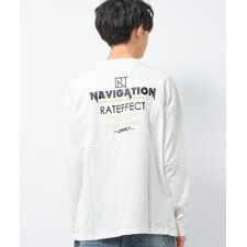 NAVIGATIONロングTシャツ トップス ロンT