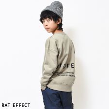 裏起毛バックロゴビッグトレーナー