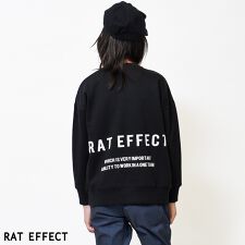 裏起毛バックロゴビッグトレーナー