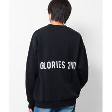 裏起毛GLORIESバックプリントトレーナー