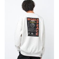裏起毛WORLD PEACEスーパービッグトレーナー