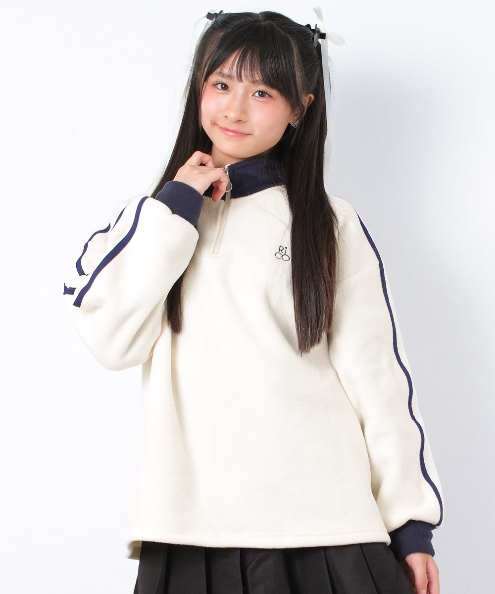 カットジャガード ハーフZIPセーラー セットアップ | メゾピアノ(mezzo