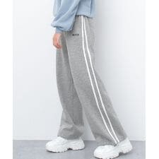 裏起毛サイドラインスウェットパンツ