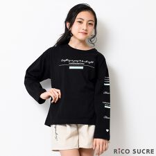 筆記体ロゴロングTシャツ