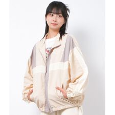 ナイロン切替ブルゾン