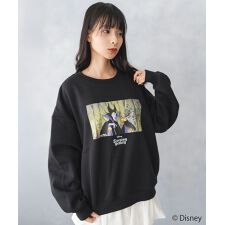 ディズニー ヴィランズ 裏起毛プリントトレーナー