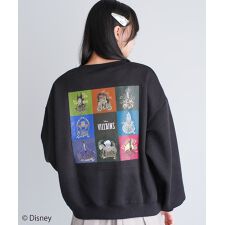 ディズニーヴィランズ キャラクターボックス裏起毛トレーナー