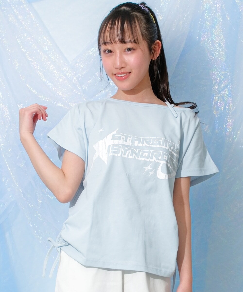 クレージュ ワンショルダー トップス 長袖 水色 アイスブルー XS トップス (ワンショルダー、青色・ネイビー・ブルー系) の一覧