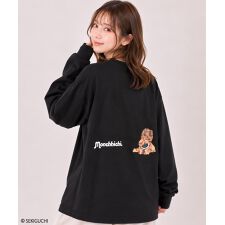 モンチッチ プリントロングTシャツ Monchhichi