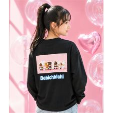 モンチッチ モンチッチ プリントロングTシャツ Monchhichi