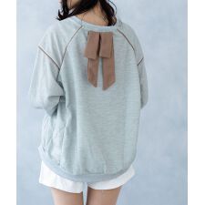 バックリボン トレーナー