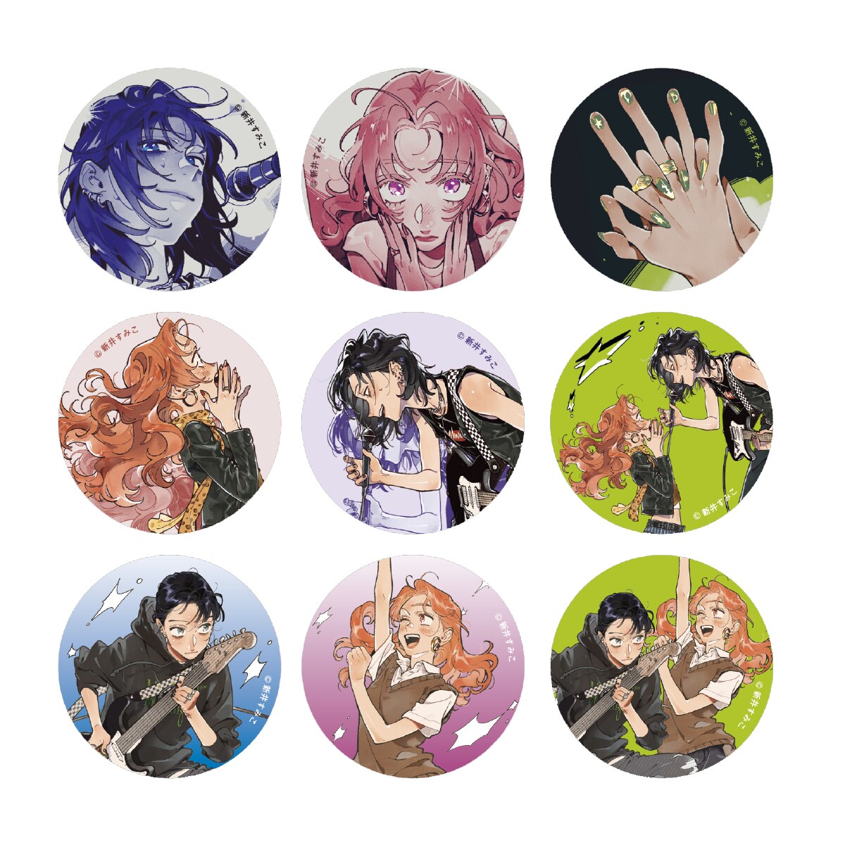 気になってる人が男じゃなかった トレーディング缶バッジ(全9種