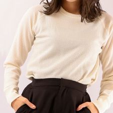 ワッフルラグランクルーL/S Tee（パック）