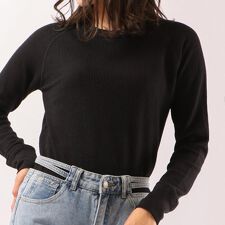 ワッフルラグランクルーL/S Tee（パック）