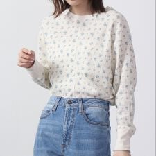 ワッフル 切替ラウンドL/S-Tee（パック）