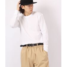 ワッフルクルーネックL/S-Tee（パック入り）