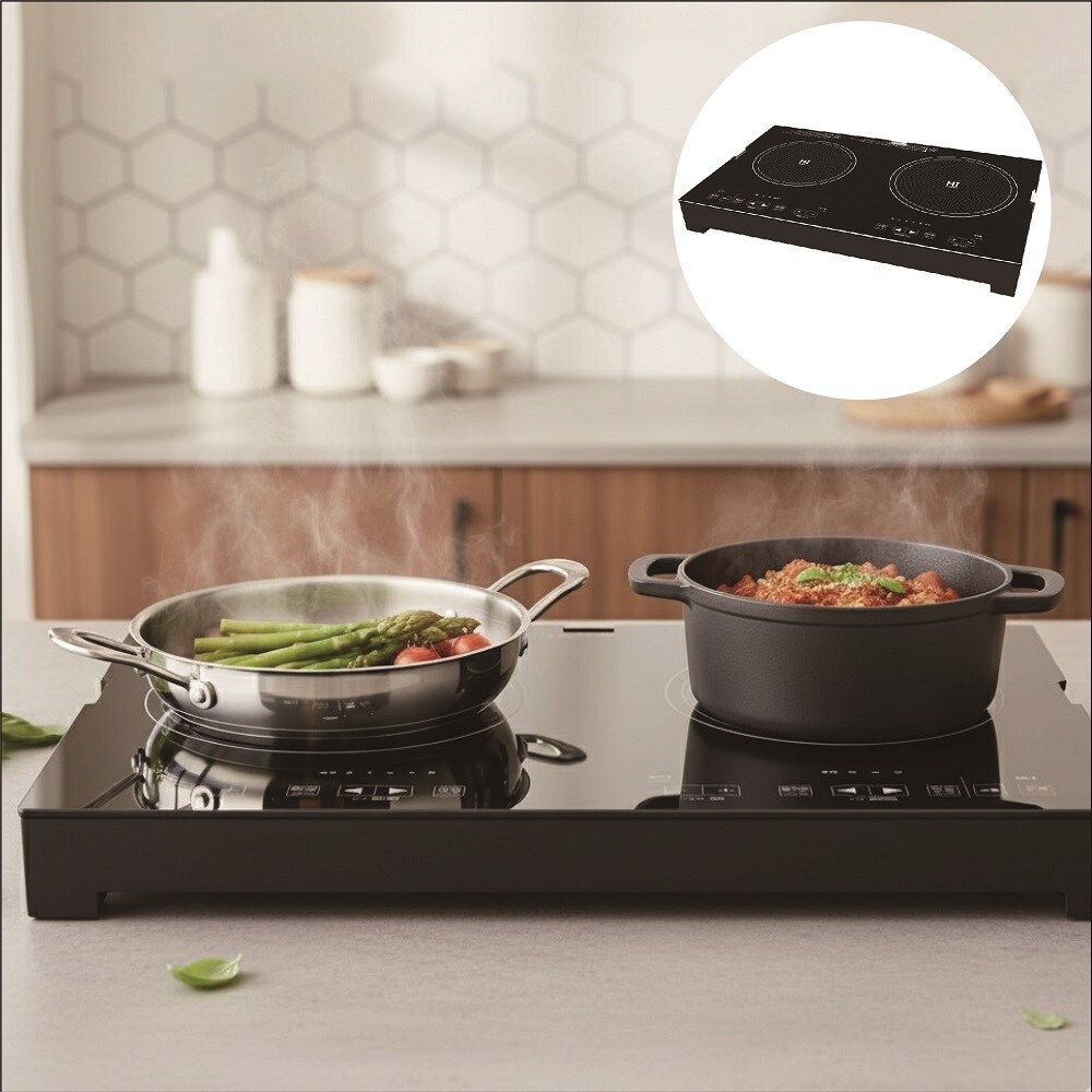 IH Cooking heater 2口 SKジャパン SKJ-YA142H エスケイジャパン 2口IH