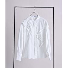 ランダムフリルシャツブラウス