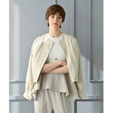 バックタックブルゾン