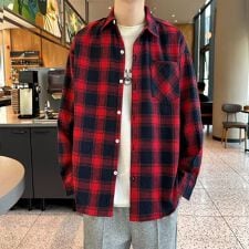 Shirts/オーバーサイズチェックシャツ ST/No.23307