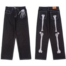 Pants/スケルトンデニムワイドパンツ ST/No.23296