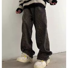 Pants/レオパード総柄ワイドパンツ ST/No.23294