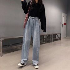 Pants/ ハイウェストワイド デニムパンツ ST/No.27090