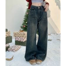 Pants/ワイドフレアデニムロングパンツ ST/No.27939