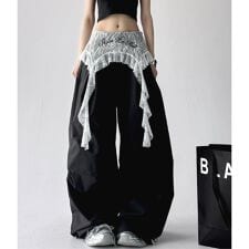 Pants/レースデザインワイドパンツ ST/No.22260