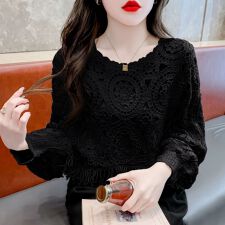 Knit/クロシェ編みレーストップス ST/No.22205