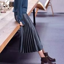 Skirt/ベロアプリーツスカート ST/No.22068
