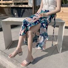 Skirt/総柄リゾートラップスカート ST/No.27951