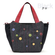 モンタナ ハンドバッグ KFB ショルダー 2way 撥水ナイロン はっ水 軽量 刺繍 可愛い