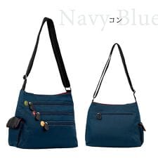 レインボー ショルダーバッグ 斜めかけ ナイロン 軽量 撥水 大容量 ショルダー